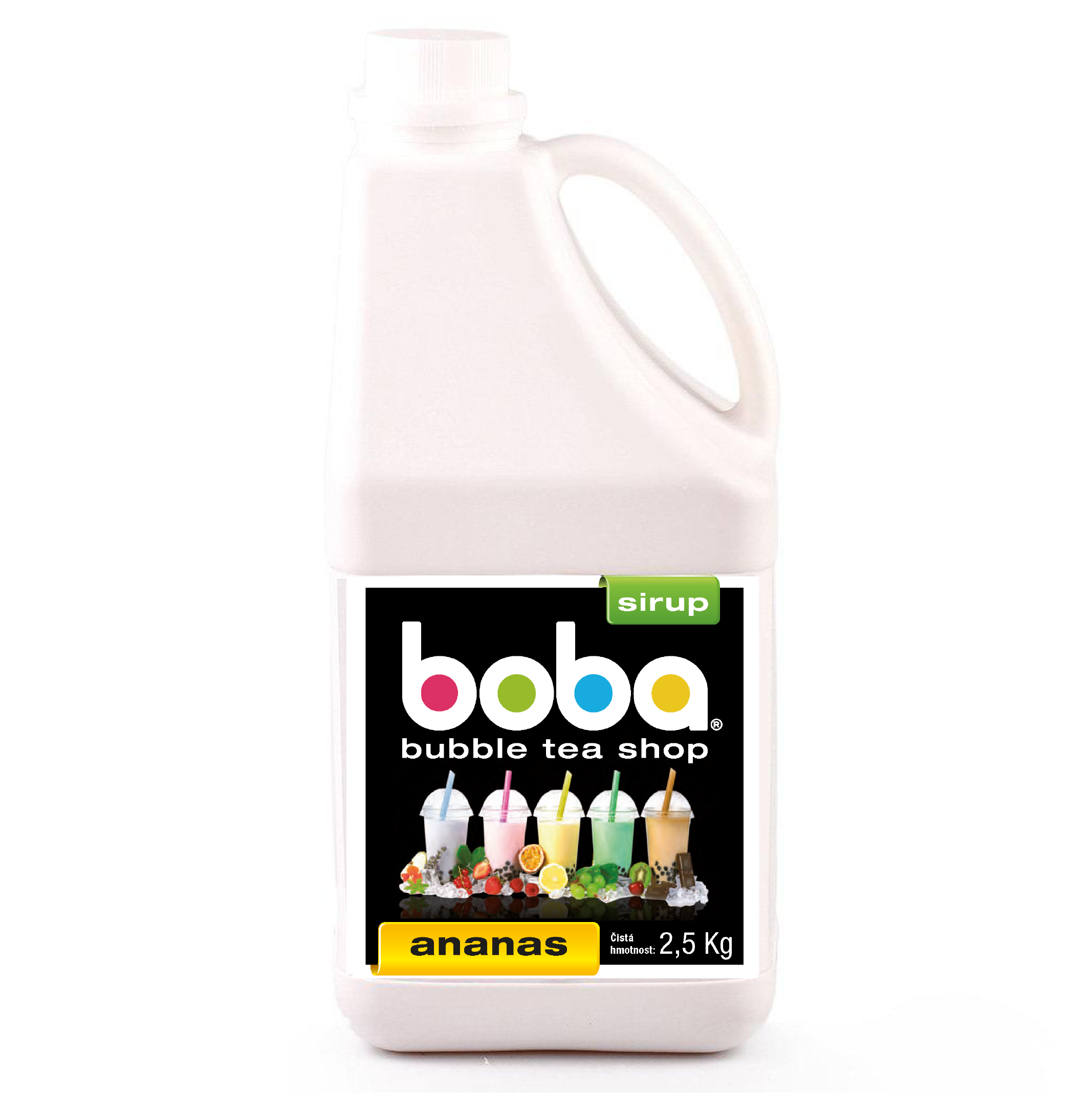 <p><meta charset="utf-8" />Ovocný sirup s příchutí ananasu k přípravě populárního nápoje Bubble Tea. Balení 2,5 kg.</p>