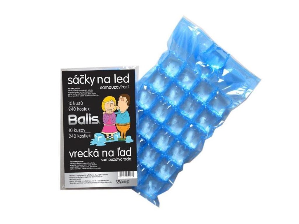 Sapler Balis samouzavírací sáčky na led