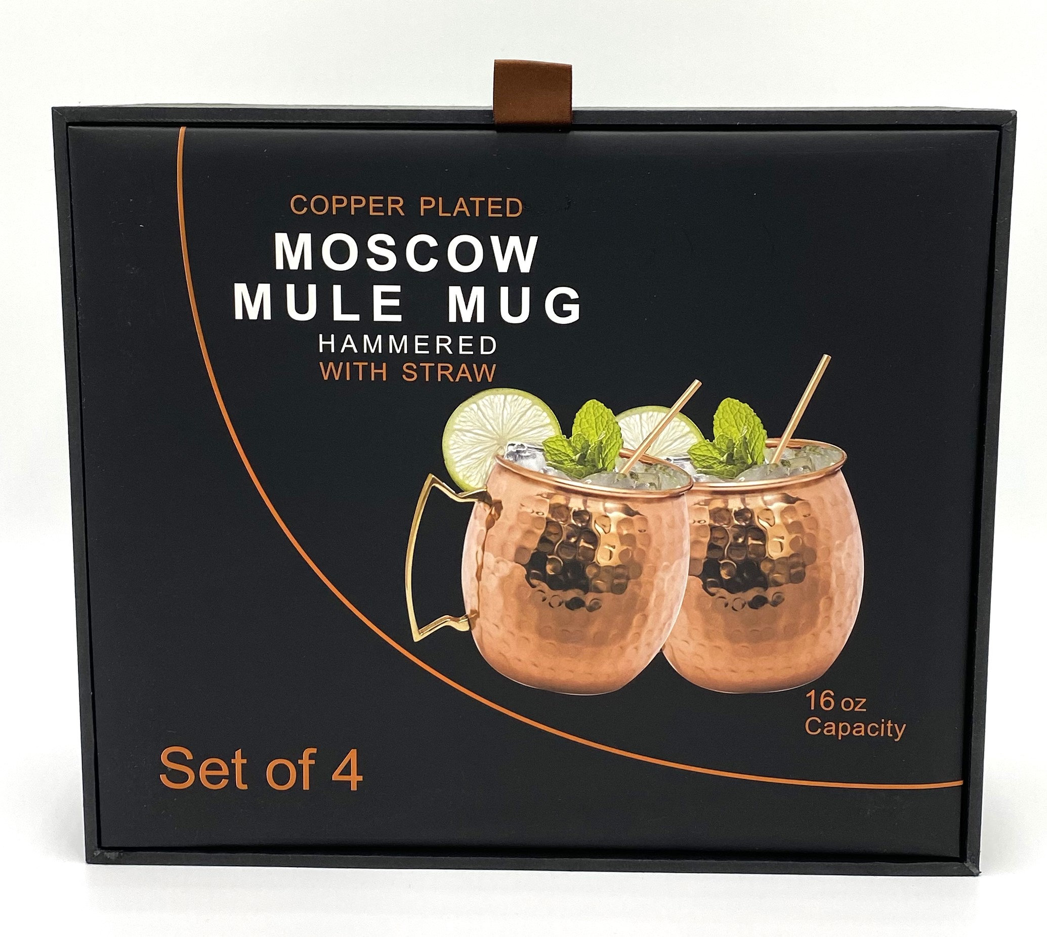 Moscow Mule hrnek v měděné barvě se zlatým uchem 0,5l