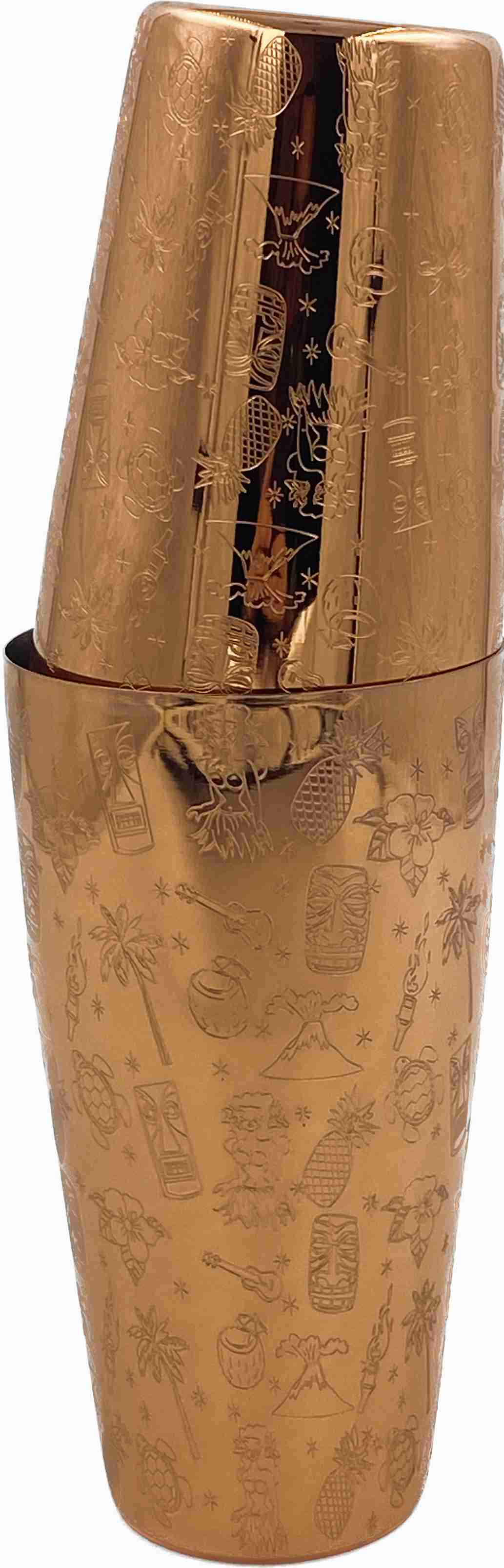 Tiki Shaker Boston SET Tin on Tin Měděný 840 + 540 ml