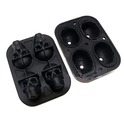 Forma na led ve tvaru lebky