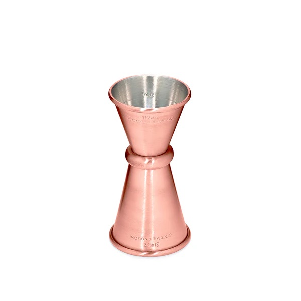Japonský jigger v měděném provedení Cocktail Kingdom ½oz - ¾oz