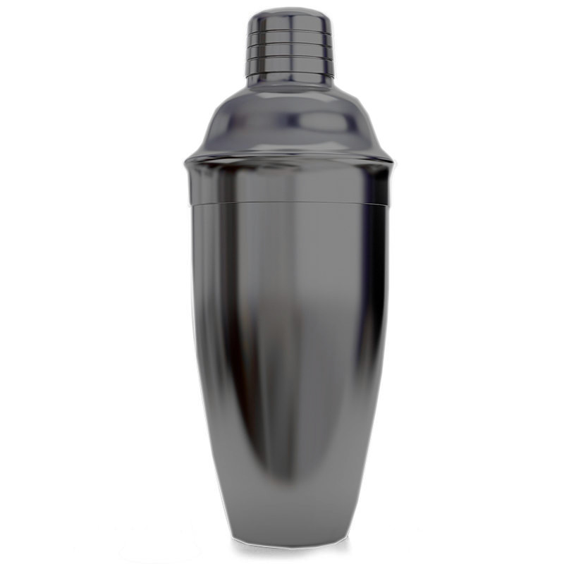 Třídílný koktejlový shaker známý jako Cobbler Shaker v prémiové kvalitě a leskle černém provedení. Šejkr o objemu 750ml se stane Vaším velice elegantním pomocníkem. Materiál: 304 nerezavějící ocel 