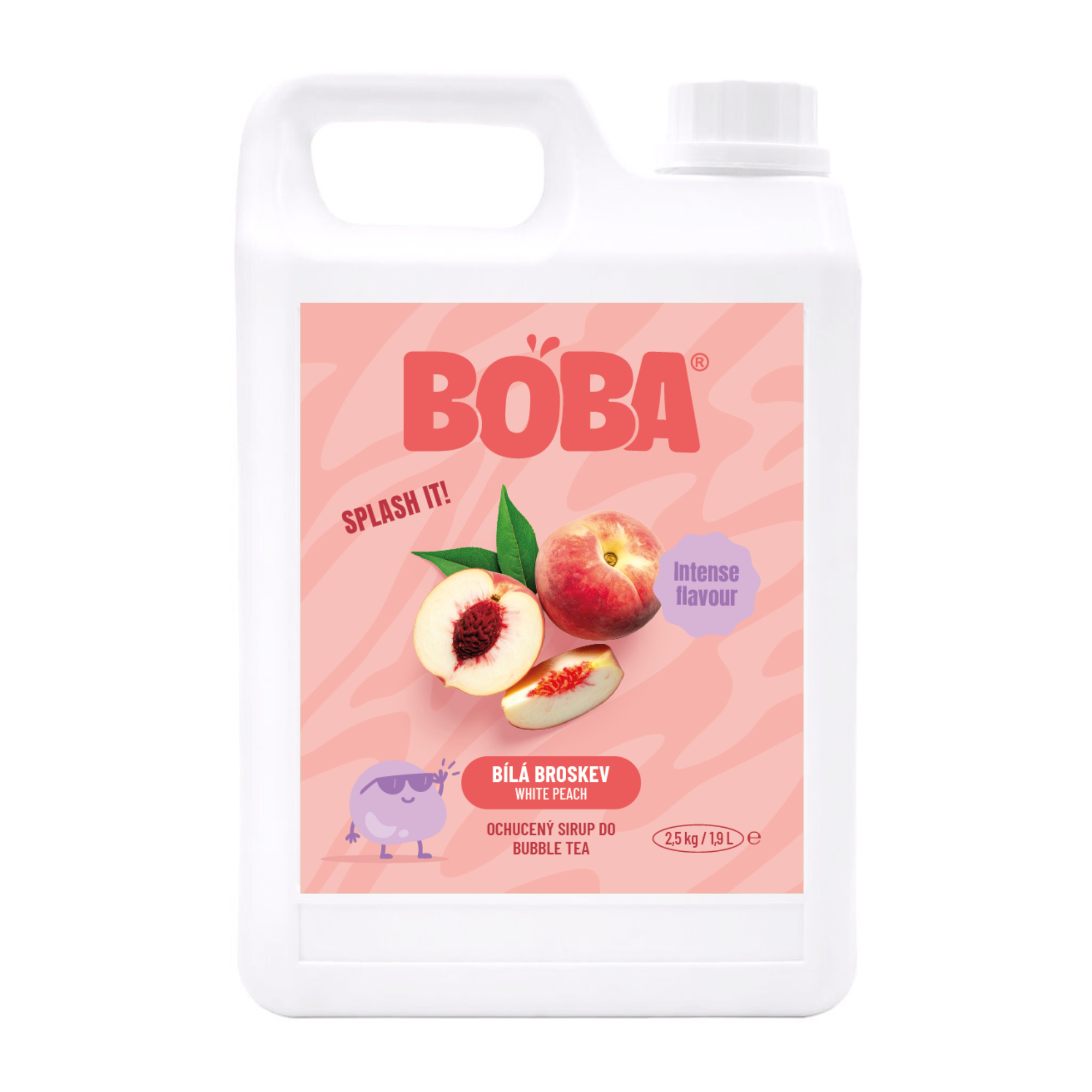 Sirup Boba Bílá Broskev do Bubble Tea 2,5 kg