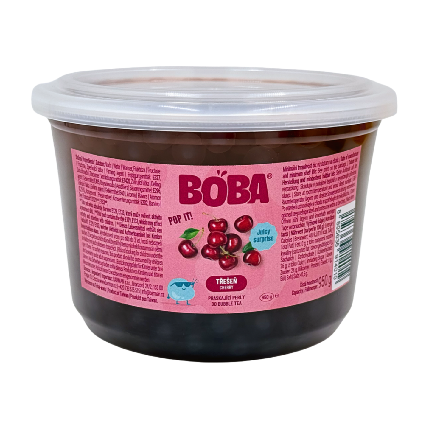 Třešeň kuličky do Bubble Tea 950g