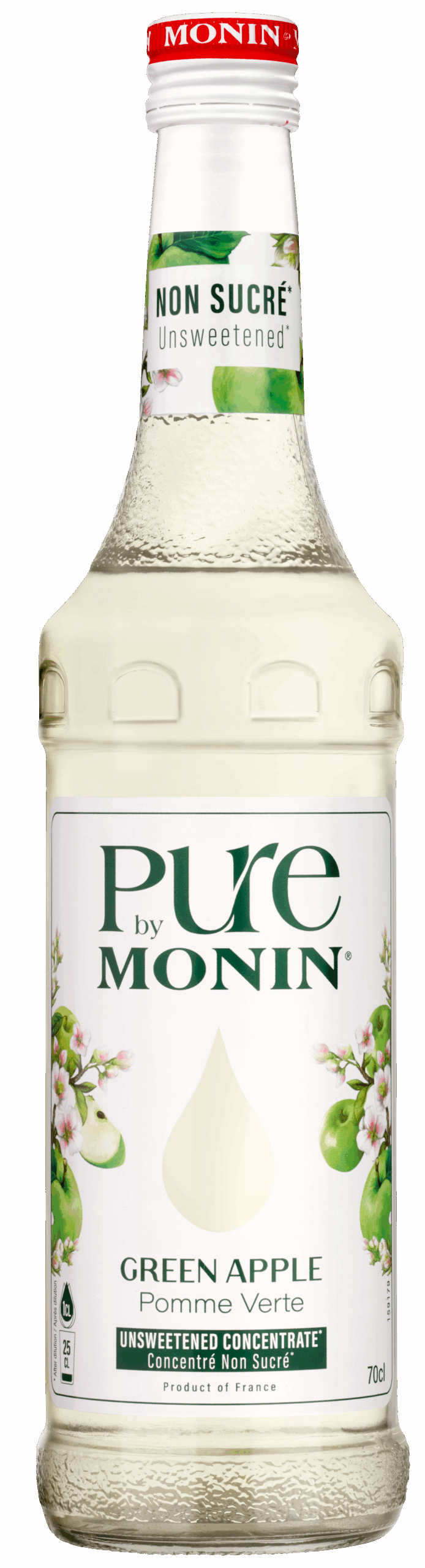Monin PURE koncentrát Jablko zelené 0,7l