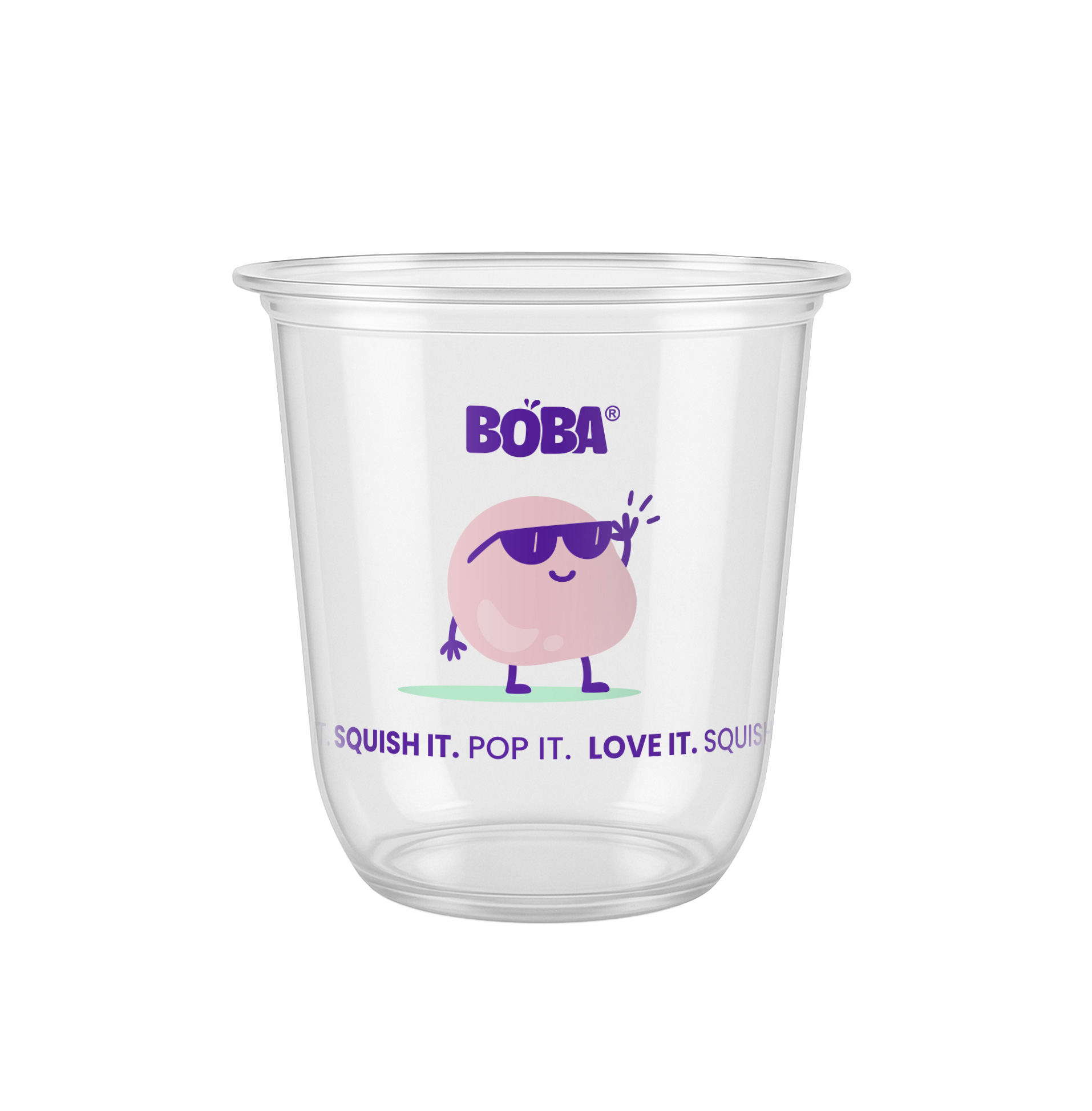 Kelímek BOBA na Bubble Tea 500 ml (50 ks, Ø 95 mm)