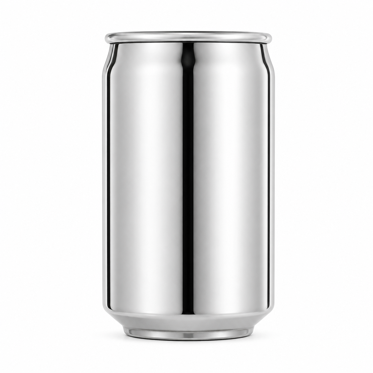 Nerezová plechovka na nealkoholické nápoje, koktejly i domácí limonády – 400 ml