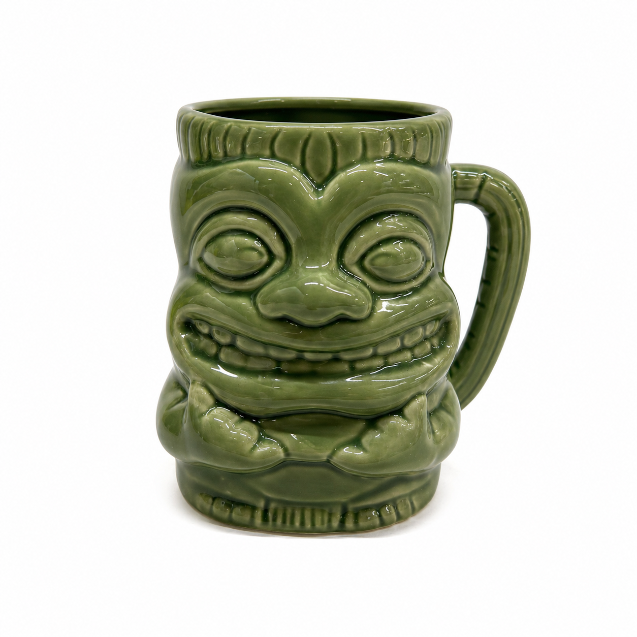 Keramická Tiki hrnek Green 425ml