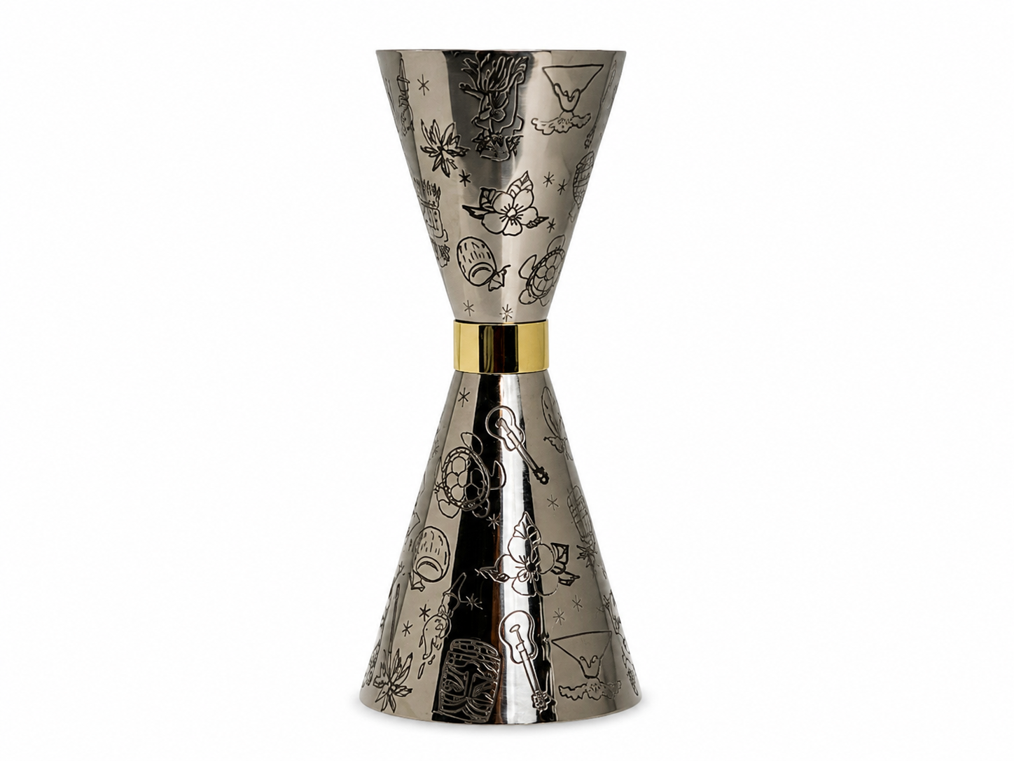 Tiki Slim Double Jigger se vzorem 30-60ml