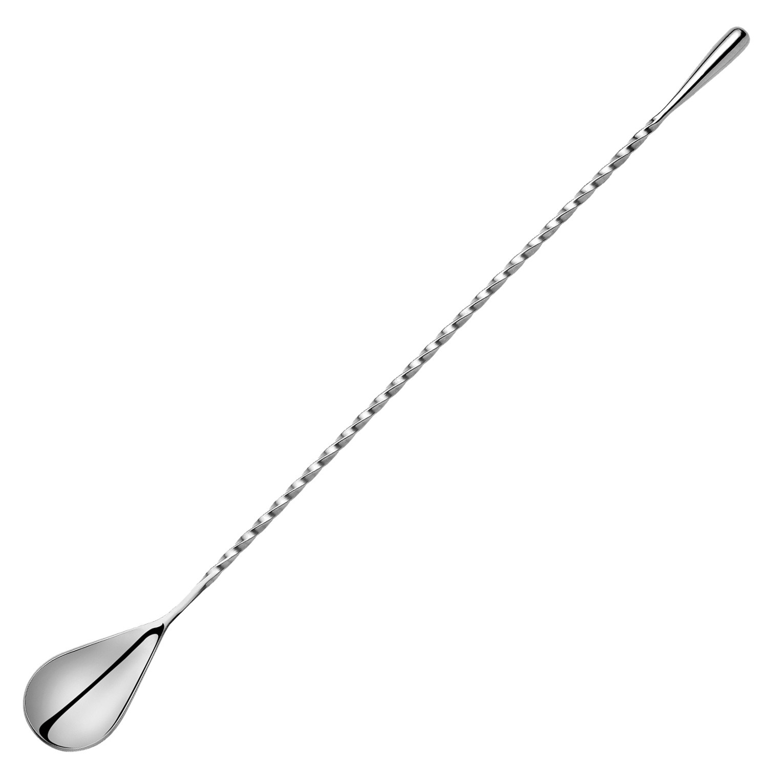 Míchací barová lžička Teardrop Floral nerez 30 cm