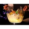 LED Boat Shape Ice Bucket 8.0L Clear 3