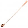 Měděná míchací lžička s plochým zakončením 45 cm