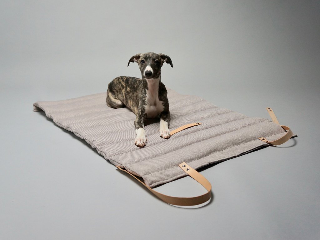 Cestovní deka pro psa Labbvenn Fosser stříbrná - Barnaby