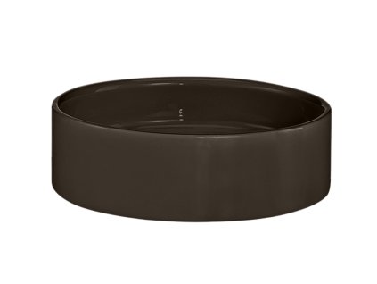 Designová miska pro kočky tmavě hnědá