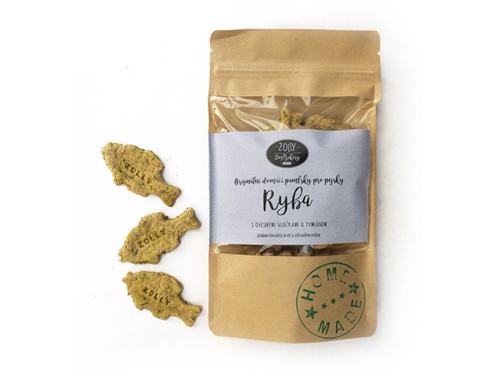 ZOLLY – dog bakery Pamlsky pro psy ZOLLY - Mořská treska Hmotnost: 100g