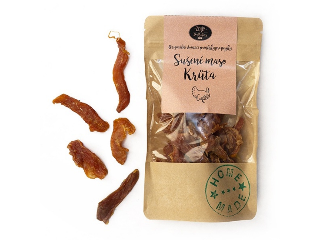 Sušené maso pro psy ZOLLY - Krůta 50g