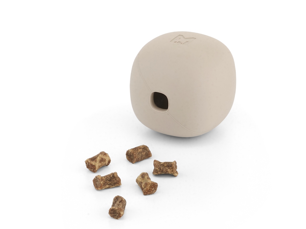 Interaktivní hračka pro kočky MiaCara Rotolo Barva: Béžová - 6 cm