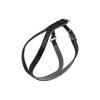 Kožený postroj pro psy černý