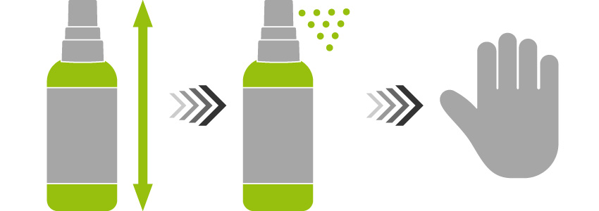 5 x Protřepat • Aplikovat • Promasírovat pro lepší ochranu, péči a radost ve vztahu.