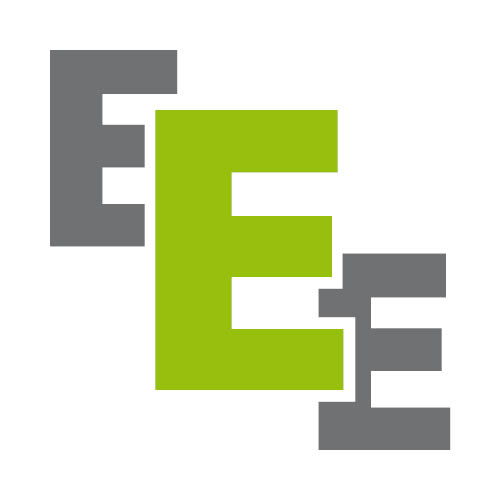 Ikona s písmenem E – symbol éček v krmivech.