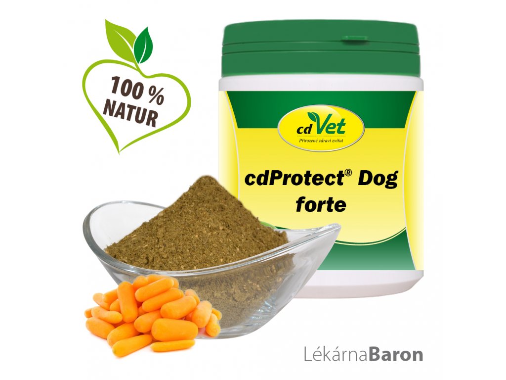 Přírodní doplněk stravy pro psy „Odčervovací byliny pro psy - cdVet“ obsahuje saponiny, taniny a další hořké látky pro odčervení
