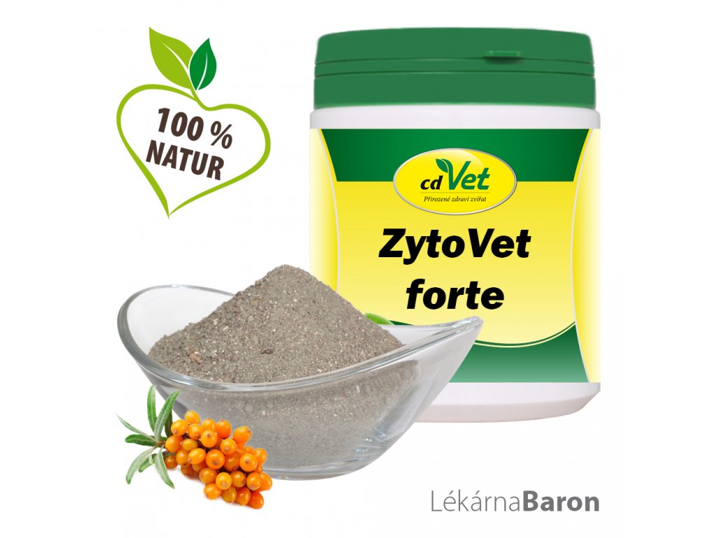 Přírodní doplněk stravy pro psy a kočky „ZytoVet forte - cdVet“ vyživuje buňky minerály a posiluje imunitnitu.