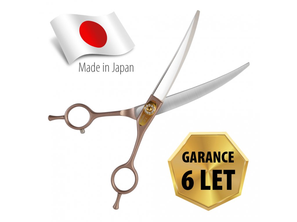 Nůžky zahnuté Ebimex JAPAN 19 10,5 cm