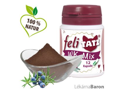 Odčervovací byliny pro kočky feli TATZ - kapsle - cdVet