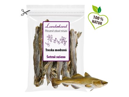 Sušená ryba Treska modravá