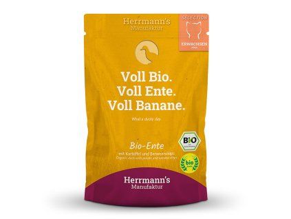 Kapsička pro kočky - Kachní maso s bramborem (Bio) - 100 g