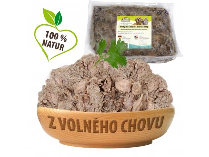 Dršťky jehněčí zelené neprané pro psy a kočky 500 g