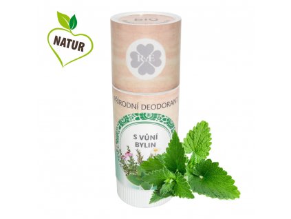 Přírodní tuhý BIO deodorant - Vůně bylin 25 ml