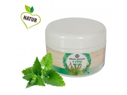 Přírodní krémový deodorant - Vůně bylin 50 ml