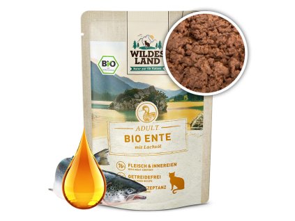 WL Kapsička pro kočky - Kachní maso (Bio) - 85 g