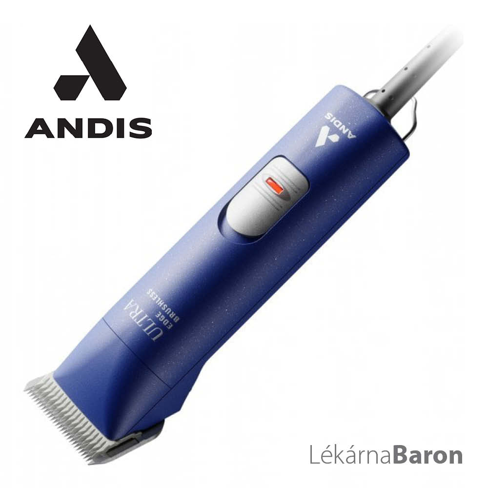 Andis AGC Super 2-Speed Brushless, stříhací strojek – Blue Strojky: AGC Super 2-Speed – modrý