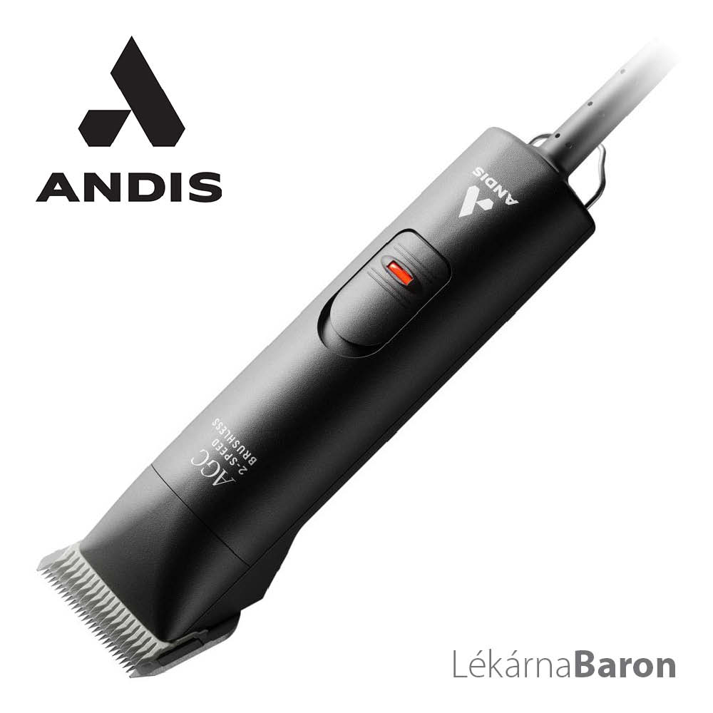 Andis AGC 2-Speed, stříhací strojek - Black Strojky: Andis AGC 2-Speed - černý