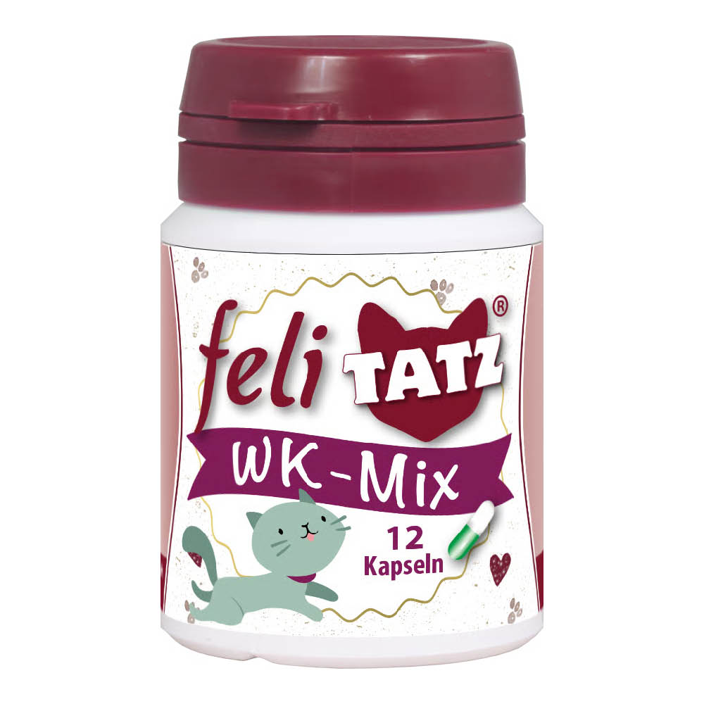 Odčervovací byliny pro kočky feli TATZ - kapsle - cdVet Množství: 12 kapslí