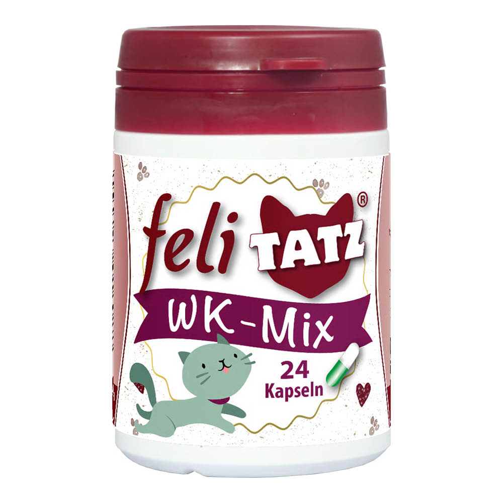Odčervovací byliny pro kočky feli TATZ - kapsle - cdVet Množství: 24 kapslí