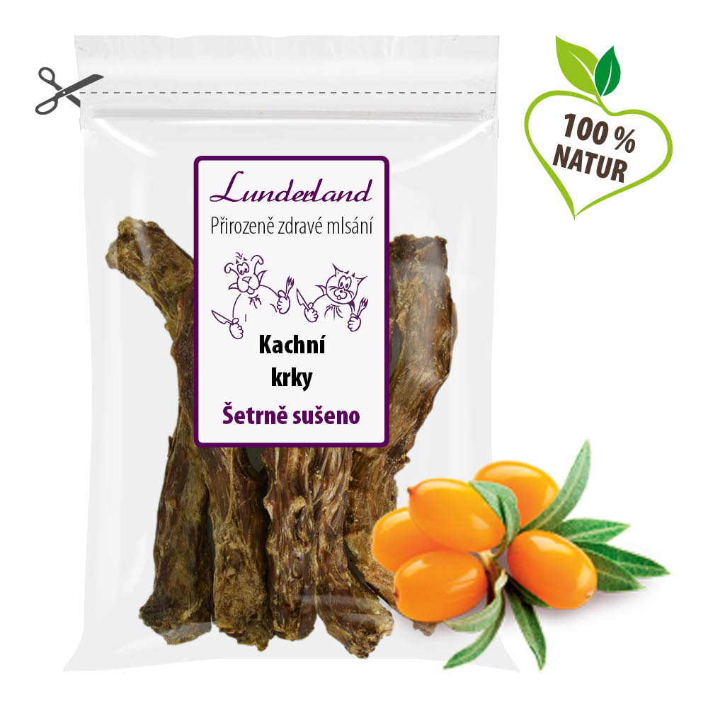 Lunderland Kachní krky 200 g Váha: 200 g