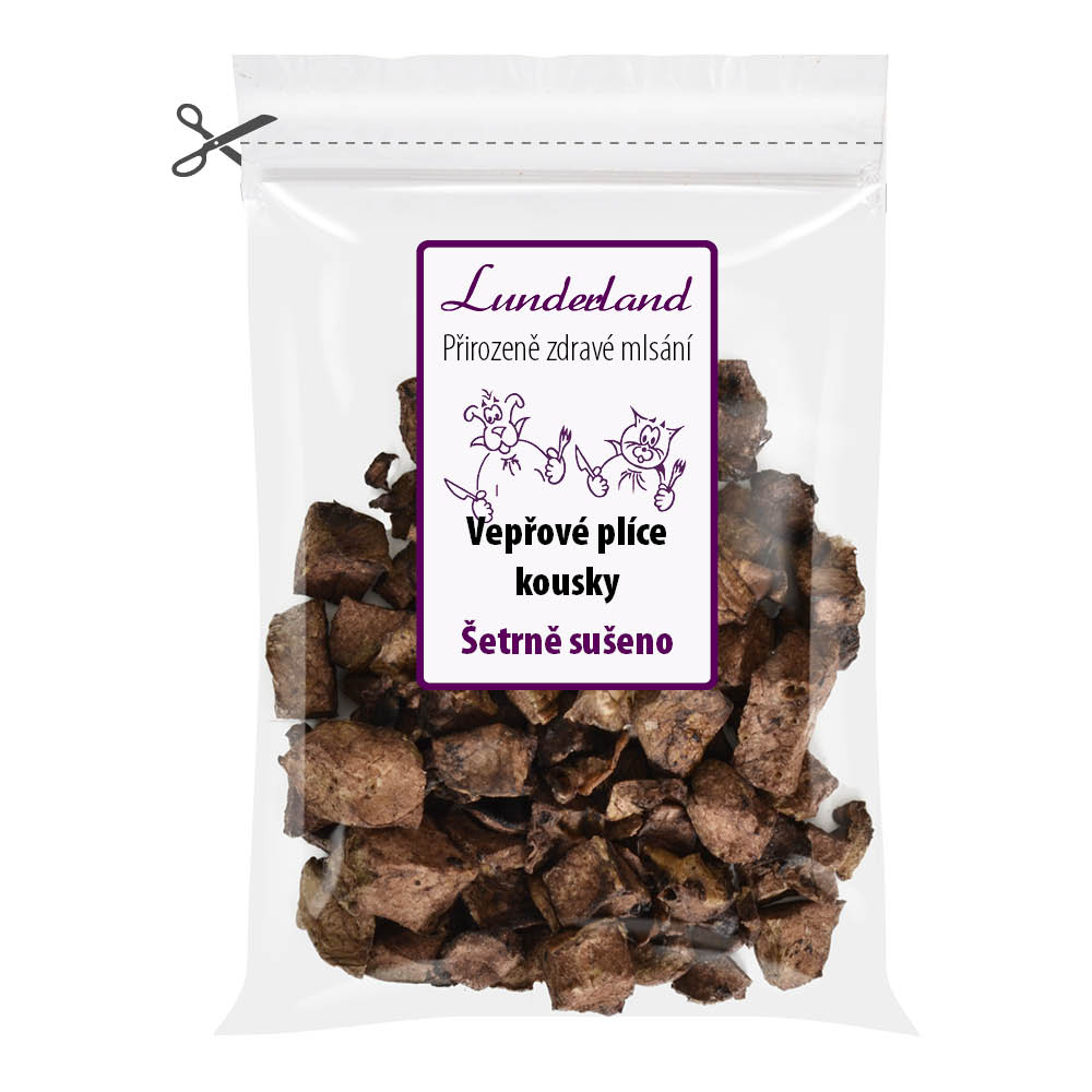 Lunderland Vepřové plíce - kousky 100 g Váha: 100 g