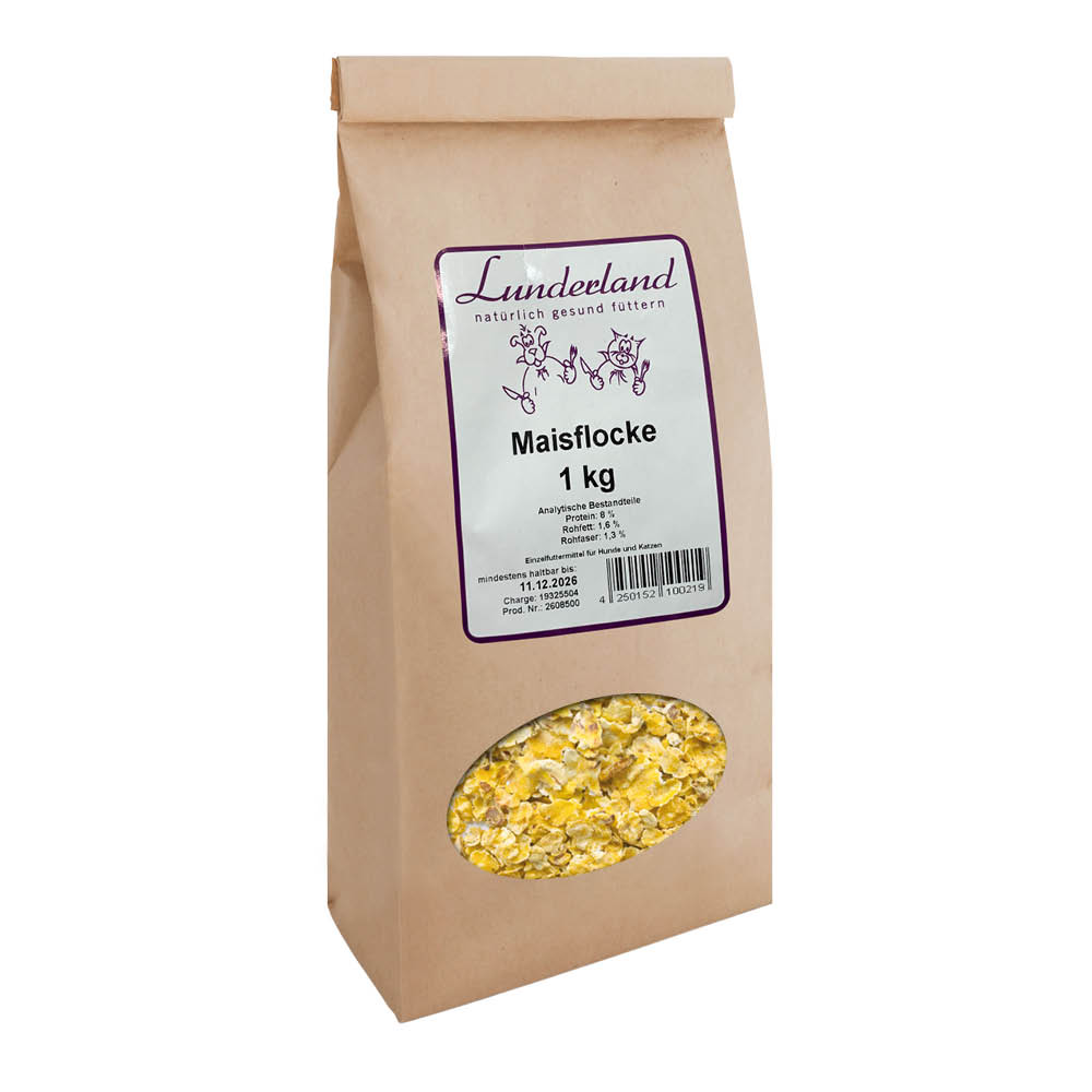 Lunderland Kukuřičné vločky sušené Váha: 1 kg