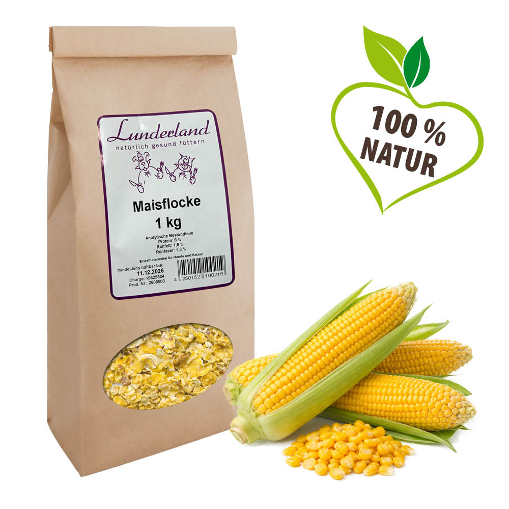 Lunderland Kukuřičné vločky sušené Váha: 1 kg