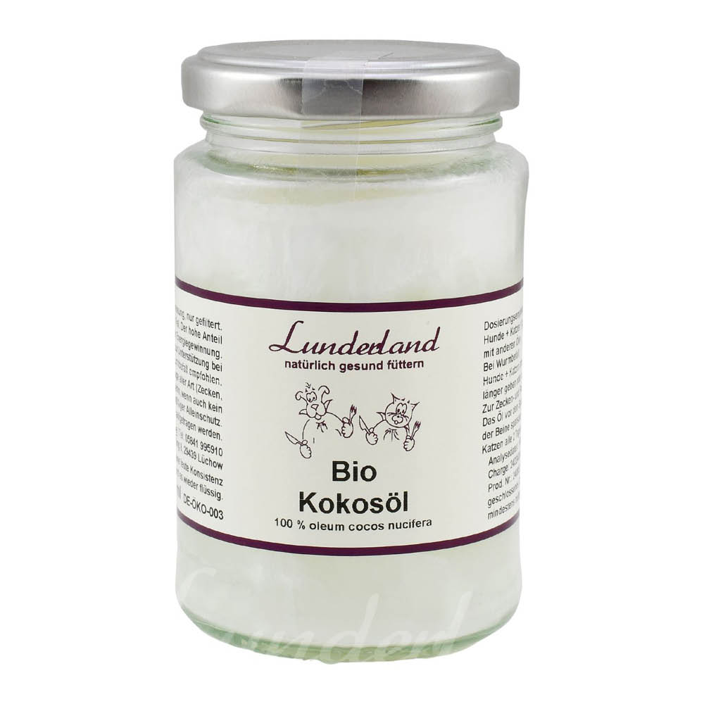 Lunderland BIO Kokosový olej Objem: 200 ml