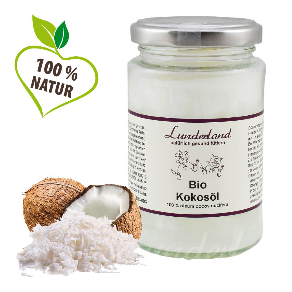 Lunderland BIO Kokosový olej Objem: 200 ml
