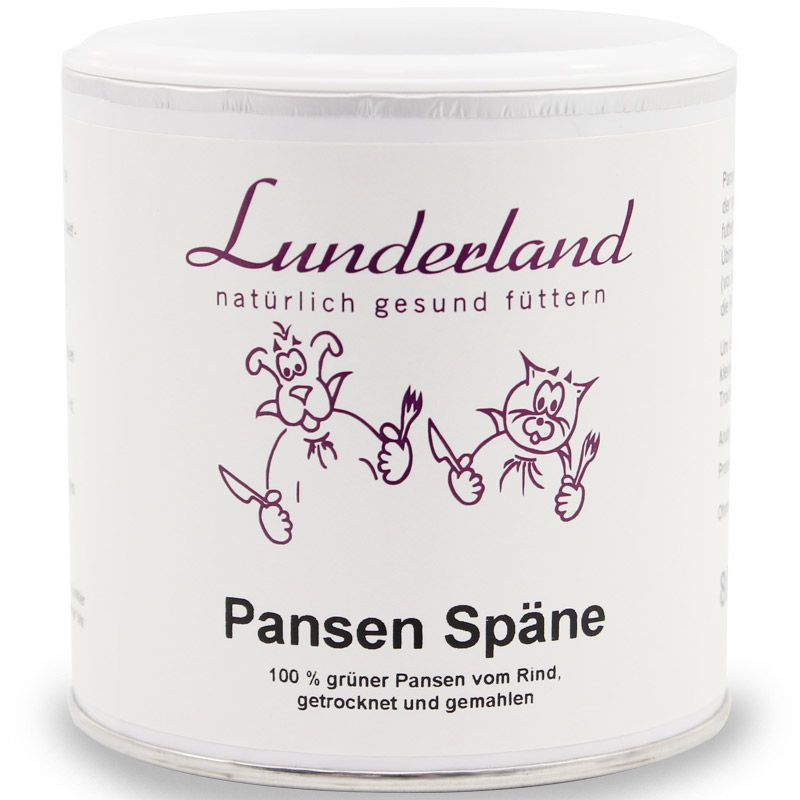 Lunderland Zelené hovězí dršťky, sušené, mleté Váha: 80 g