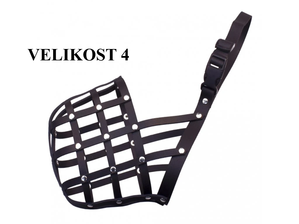 BF Kožený náhubek pro psy - vel. 4 Velikost: 4