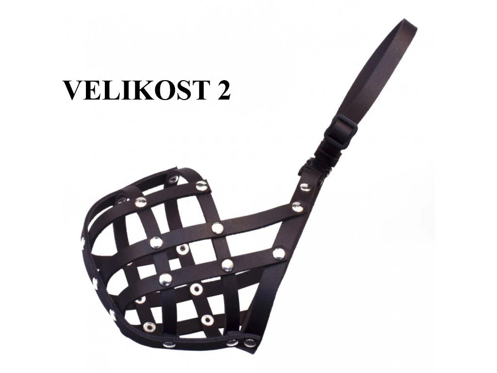 BF Kožený náhubek pro psy - vel. 2 Velikost: 2