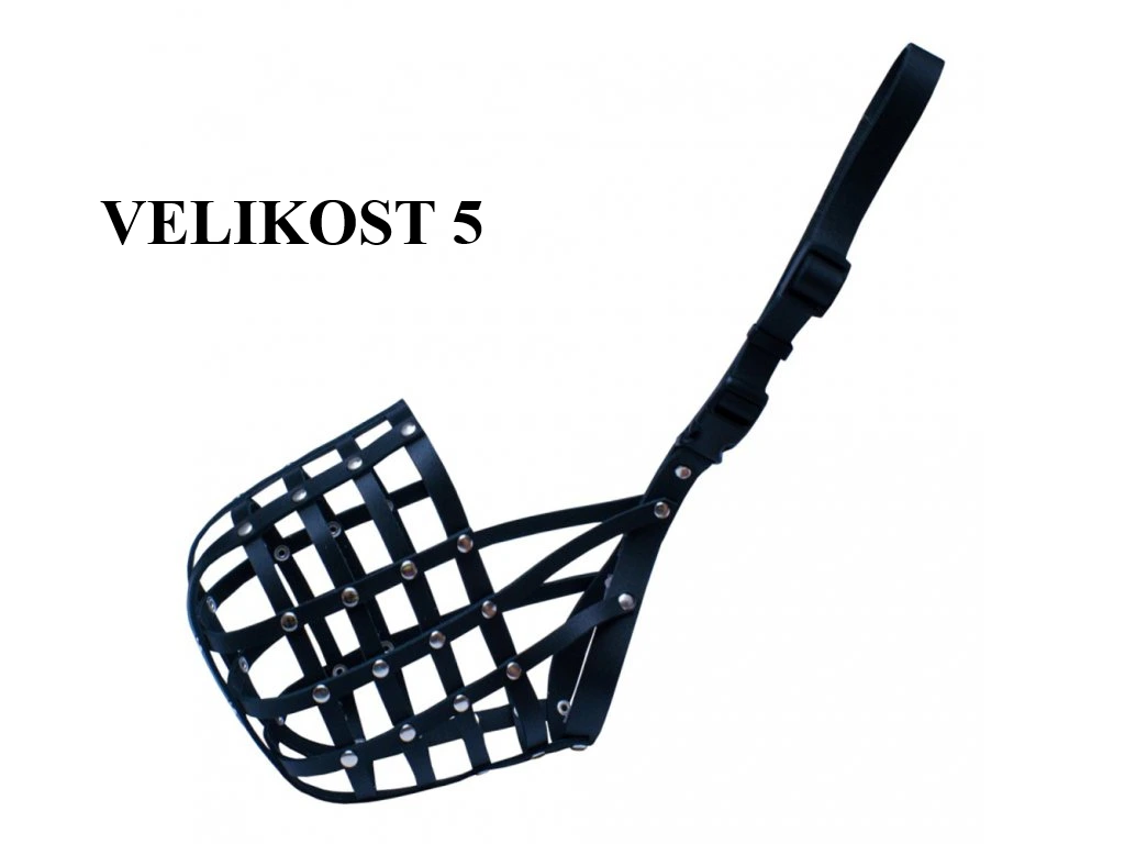 BF Kožený náhubek pro psy - vel. 5 Velikost: 5