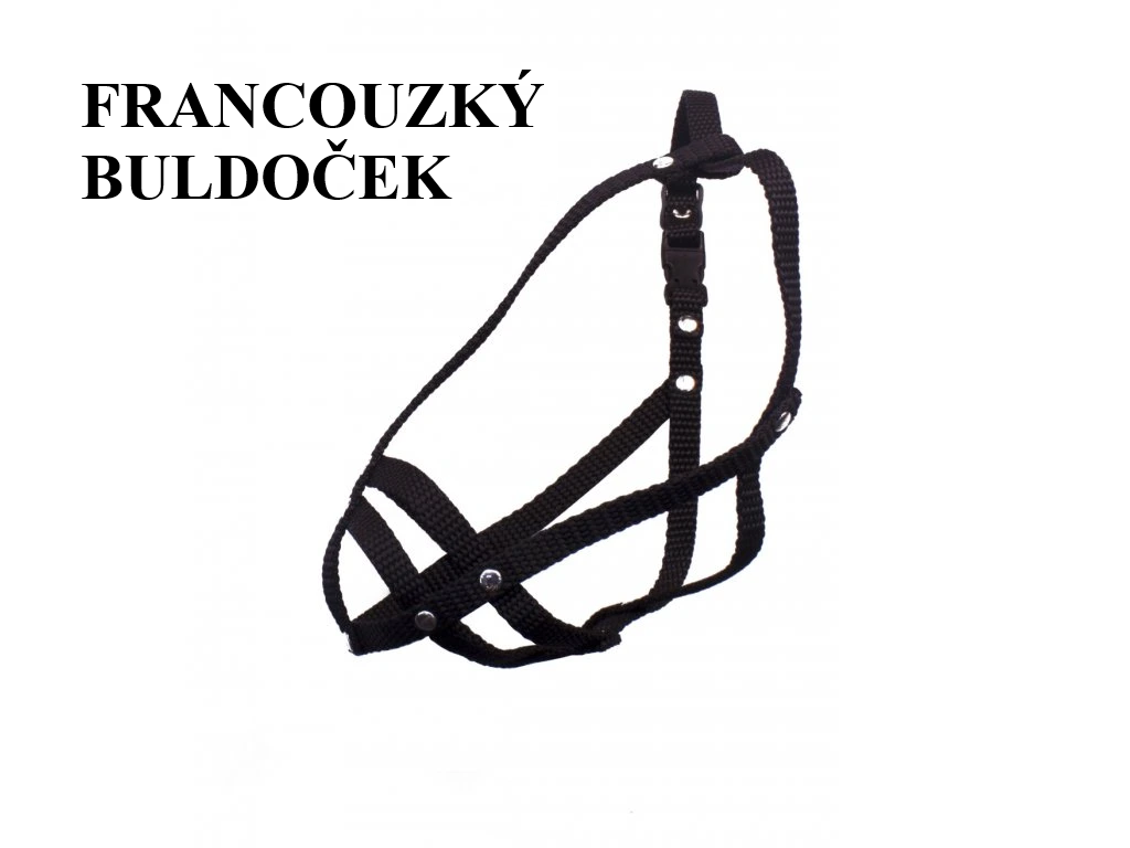 BF Nylonový náhubek pro psy Velikost: Fr. buldoček